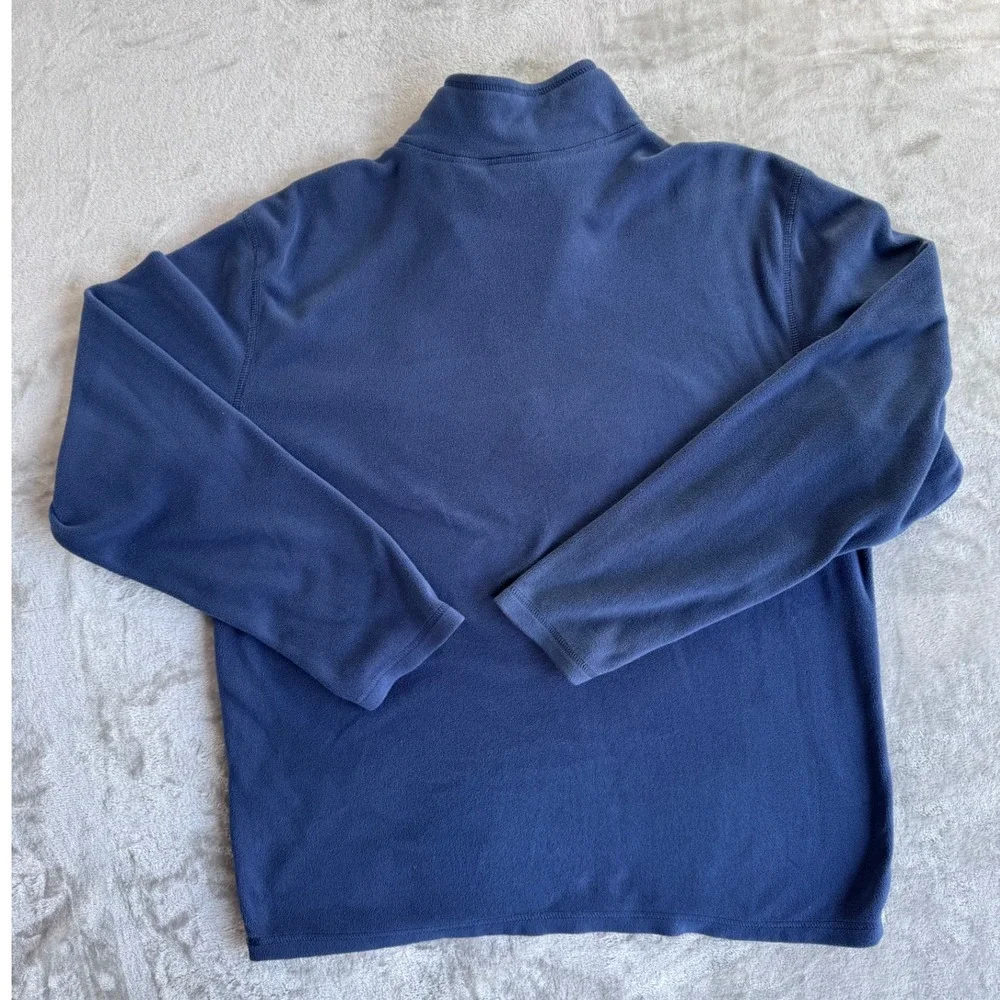 The North Face TKA 100 Glacier Quarter Zip‎ Fleece Pullover Mens Large Navy Blue